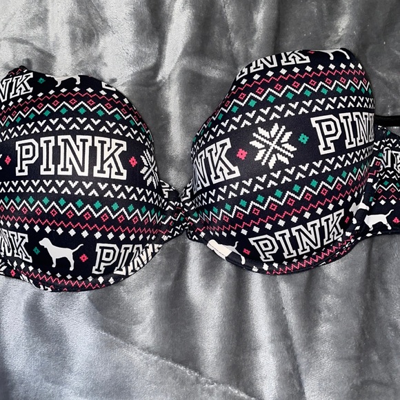Pink VS push up bra. 32DD. - Picture 1 of 2